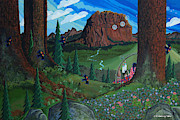 Day One, A Plea to the Ancestors Painting by Chholing Taha
