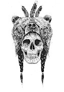 Dead shaman Mixed Media by Balazs Solti