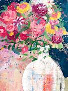 Delightful Bouquet- Art by Linda Woods Mixed Media by Linda Woods Delightful Bouquet- Art by Linda Woods Mixed Media by Linda Woods