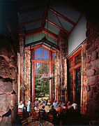 Dining Room Of The Ahwahnee Hotel Photograph by Michael Rougier