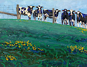 Distant Pastures Painting by Phil Chadwick