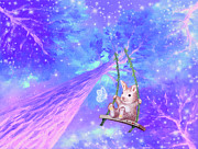 Do Not Fear, Bunny Mixed Media by Yoonhee Ko Do Not Fear, Bunny Mixed Media by Yoonhee Ko