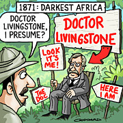 Doctor Livingstone, I Presume Drawing by Clive Goddard
