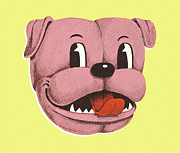 Dog Glancing Sideways Drawing by CSA Images Dog Glancing Sideways Drawing by CSA Images