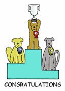 Dog Show Success Drawing by Kate Taylor Dog Show Success Drawing by Kate Taylor