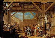 'Don Quixote in Knights Armour', ca. 1720, Spanish School, Oil on canvas, 54 cm... Painting by Valero Iriarte -c 1680-c 1743-