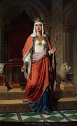 'Dona Urraca', 1857, Spanish School, Canvas, 225 cm x 140 cm, P06095. Painting by Carlos Mugica y Perez -19th cent - 'Dona Urraca', 1857, Spanish School, Canvas, 225 cm x 140 cm, P06095. Painting by Carlos Mugica y Perez -19th cent -