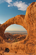 Double O Arch Photograph by Jeff Foott Double O Arch Photograph by Jeff Foott