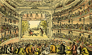 Dr Syntax At Covent Garden Theater Drawing by Thomas Rowlandson