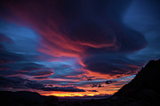 Dramatic Sunset Over Landscape Photograph by Max Seigal