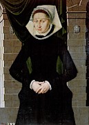 'Duch Lady', 1567, Flemish School, Oil on panel, 107 cm x 79 cm, P02076. Painting by Adriaen van Cronenburg -c 1525-1604-