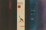 Dunkle Seiten Painting by Wassily Kandinsky