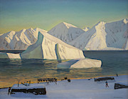 Early November North Greenland Painting by Rockwell Kent