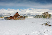 Early Snow on Mormon Row Photograph by Ronnie And Frances Howard