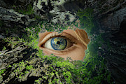 Earth Is Watching You Digital Art by Alex Mir