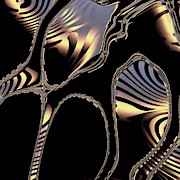 Elegant Black Fractal 1 Digital Art by Judi Suni Hall Elegant Black Fractal 1 Digital Art by Judi Suni Hall