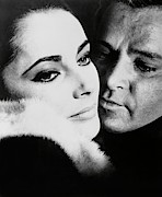 ELIZABETH TAYLOR and RICHARD BURTON in THE V. I. P. 'S -1963-. Photograph by Album