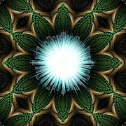 Emerald Illumination TFB-231428 Digital Art by Rolando Burbon