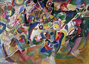 Entwurf 3 Zu komposition Vii Painting by Wassily Kandinsky