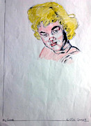 Etta James Drawing by Joedee