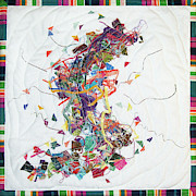 Etude in Fabric Tapestry - Textile by Pam Geisel