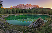 Evening on Rainbow Lake Photograph by Dmytro Korol
