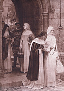 Evicted, From Macmillan School Posters, C.1950-60s Drawing by Edmund Blair Leighton