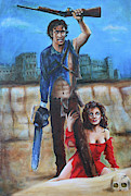 Evil Painting Painting by Charles Bickel