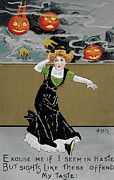 Excuse me if I seem in haste Painting by H.B. Griggs