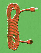Extension Cord Drawing by CSA Images Extension Cord Drawing by CSA Images