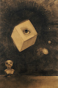 Eye by Odilon Redon Pastel by Odilon Redon