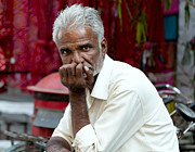 Faces At The Market Photograph by John Hoey