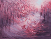 Fall Flurry - Purple Painting by Yoonhee Ko Fall Flurry - Purple Painting by Yoonhee Ko
