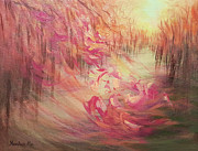 Fall Flurry Painting by Yoonhee Ko Fall Flurry Painting by Yoonhee Ko