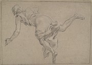 Falling Figure Drawing by Joseph Parrocel
