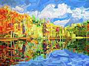 Falling Painting by Mandy Budan