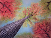 Fallspective  Painting by Yoonhee Ko