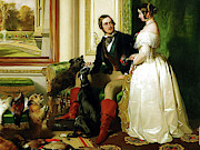 Family Gathering Mixed Media by Edwin Landseer