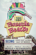 Famous Pensacola Beach Sign Gulf Breeze Florida Photo Photograph by Paul Velgos Famous Pensacola Beach Sign Gulf Breeze Florida Photo Photograph by Paul Velgos