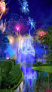 Fantasy in the Sky Fireworks at Walt Disney World Photograph by Mark Andrew Thomas Fantasy in the Sky Fireworks at Walt Disney World Photograph by Mark Andrew Thomas