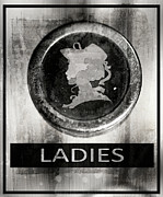 Farm Bathroom Signs 8 Mixed Media by Lightboxjournal