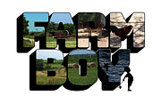 Farm Boy Big Letter 2  Photograph by Colleen Cornelius