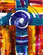 Fat Cross, 3 Painting by J Vincent Scarpace