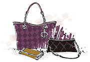 Feminine Bags Digital Art by Eastnine Inc.