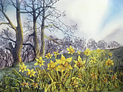 Field of Hope at Burton Agnes Painting by Glenn Marshall