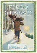 Field & Stream Magazine Cover February 1913 Painting by Field & Stream