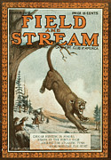 Field & Stream Magazine Cover March 1912 Painting by Field & Stream