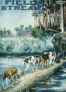 Field & Stream Magazine Cover March 1921 Painting by Field & Stream