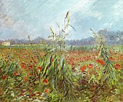 Field with poppies. Oil on canvas. Painting by Vincent van Gogh -1853-1890- Field with poppies. Oil on canvas. Painting by Vincent van Gogh -1853-1890-