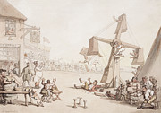 Figures At A Fair, 1803 Painting by Thomas Rowlandson